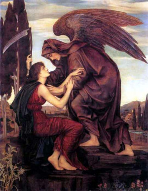 The Angel of Death-Evelyn de Morgan