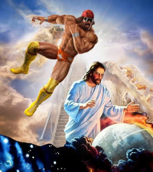 Where did that Macho Man/Jesus/Rapture painting come from anyway?