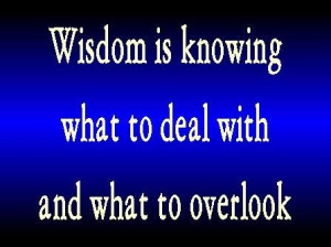 ... anger, and it is his glory to overlook an offense. Proverbs 19:11 ESV