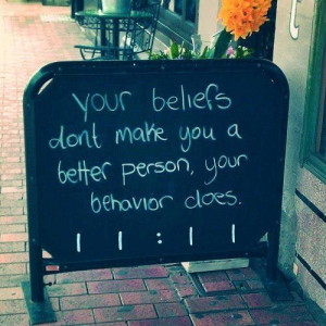 Beliefs and Behavior