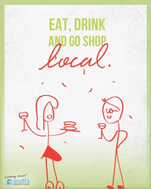 Eat, drink and go shop local. Why Buy Local Infographic: eloc.al ...