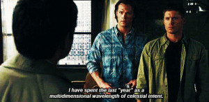 Collins the third man seriously tho Cas who did you learn air quotes ...