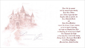 Real Wedding: Princess Theme Wedding in a Castle