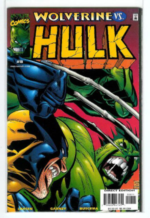 Incredible Hulk Vol. 2 #8 Wolverine Battle Low Print Run NM $25.00 $20 ...