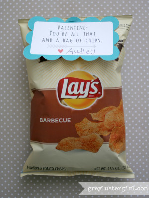 Chips Valentine for kids