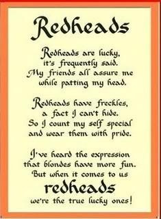 Redheads Sayings