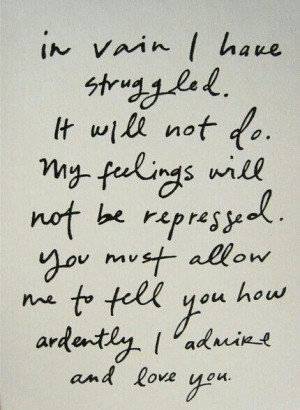 Mr. Darcy- Pride and Prejudice