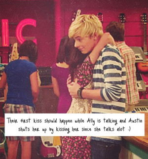 Austin And Ally Kiss The Girl