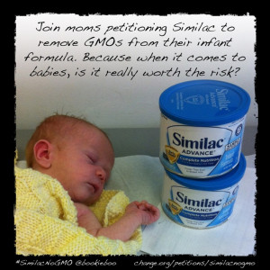 GMOs in Similac Infant Formula? Say it ain't so! Well, it is. Please ...
