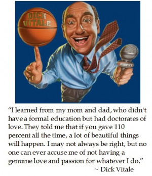 Dick Vitale on Character