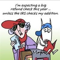 Taxes April 15th Tax Day Due Refund LOL Funny Laughs Laughing Cartoon ...