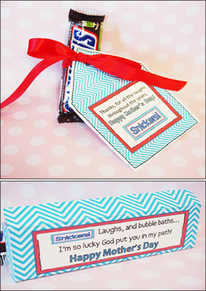 Candy Sayings Printable Thank-you Gift Tag 