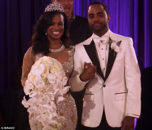 Husband and wife: Kandi Burruss married Todd Tucker on Sunday's season ...