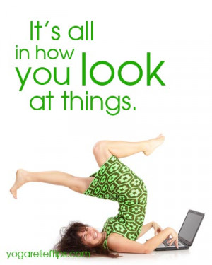 One Response to Inspirational quote on perspective