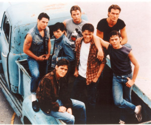 THE OUTSIDERS (1983) starring C. Thomas Howell, Rob Lowe, Emilio ...
