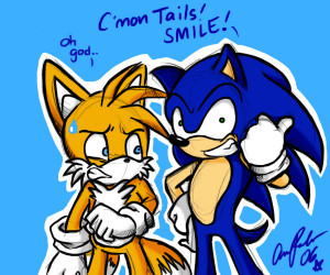 Funny Sonic And Tails Pictures Sonic and tails...errrr... by