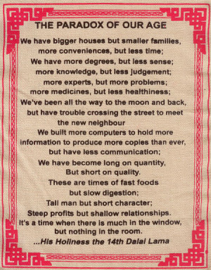 The Paradox of Our Age: We have bigger houses but smaller families ...