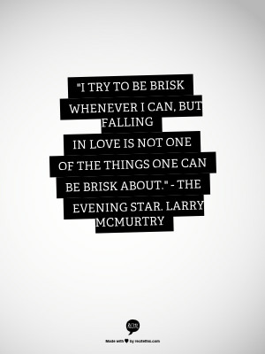 The Evening Star, Larry McMurtry