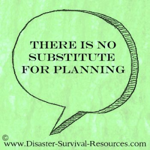 No Substitute for Planning Quote