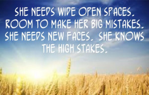 Dixie Chicks - Wide Open Spaces - song lyrics, song quotes, songs ...