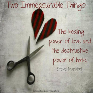 Two Immeasurable things: The healing power of love and the ...
