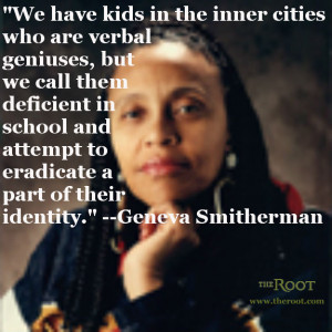 Geneva Smitherman (National Counsel of Teachers of English)