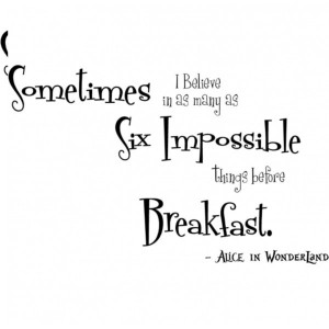 alice in wonderland quote