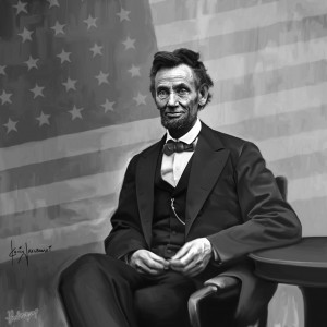 Abe Lincoln - sitting by thatsmymop on deviantART