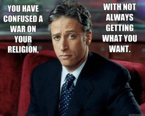 Tagged: atheism atheist jon stewart daily show quotes godless religion