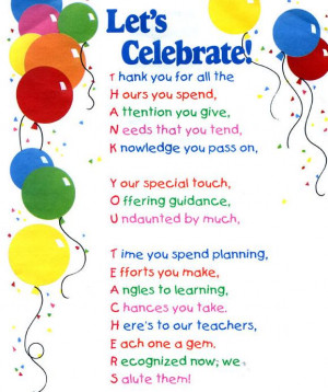 NATIONAL TEACHER APPRECIATION-MAY GIFTS, QUOTES, THEMES, UNITS, LESSON ...