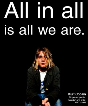 On this date seventeen years ago, Kurt Cobain shoots and kills himself ...