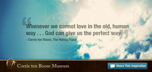 corrie ten boom quotes | the Corrie ten Boom Museum online to learn ...