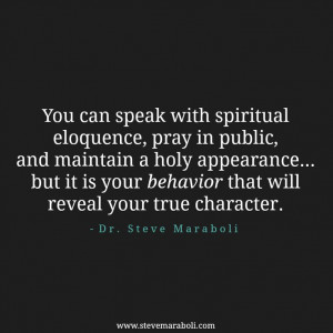 ... that will reveal your true character.