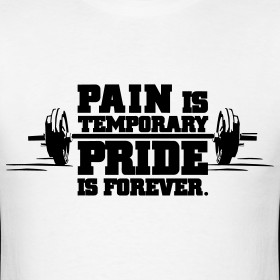 Design ~ Pain is temporary pride is forever - Mens tee