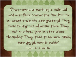 Being Thankful Quotes