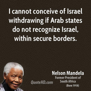 conceive of Israel withdrawing if Arab states do not recognize Israel ...