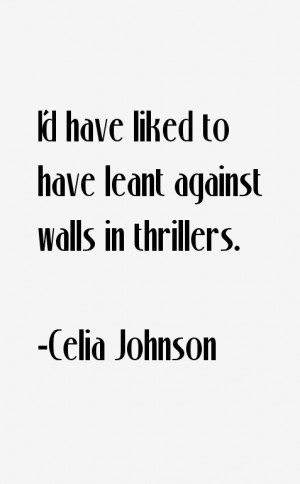 Celia Johnson Quotes & Sayings