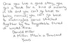 live | a good story. Donald Miller. Adventures in Missions www ...