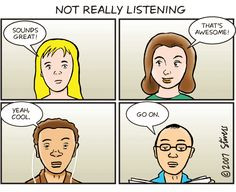 Selective Listening | Posted by Gina at 9:27 AM 1 comment: