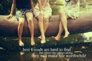 Bestfriend are hard to find (Friendship Quotes)