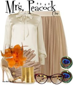 Inspired by Eileen Brennan as Mrs. Peacock in 1985's Clue. More