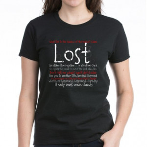 Abc Gifts > Abc Tops > Lost Quotes tee Women's Dark T-Shirt