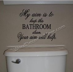 my aim bathroom wall quote my aim bathroom wall quote bathroom wall ...