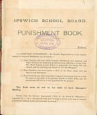 ... of pages from this Ipswich school's punishment book in 1930 and 1931