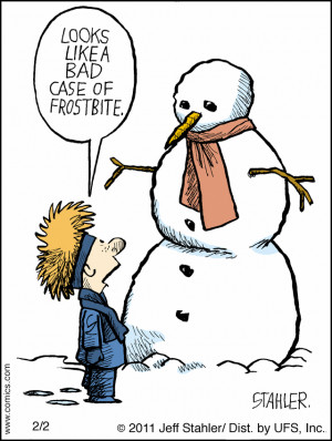 OK, make that 23 Funny Winter Weather Cartoons as I just found more: