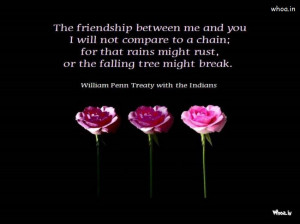 Friendship Day Quote With Dark Background and Pink Flowres Wallpaper ...