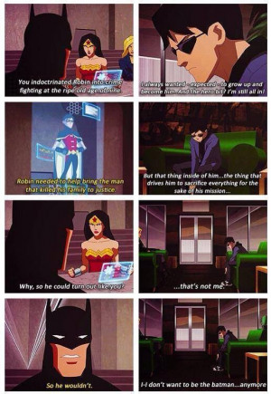 ... Push Robin Into Doing Everything He Does In The Young Justice Cartoon