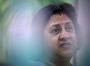 Chairman of the State Bank of India Arundhati Bhattacharya speaks ...