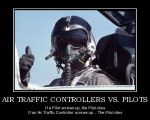 Air Traffic Controllers Vs. Pilots - Military humor