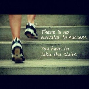 Take the stairs. #inspiring #quote